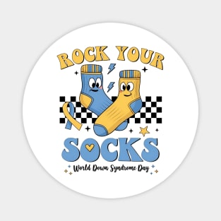 Rock Your Socks – World Down Syndrome Awareness Day Magnet